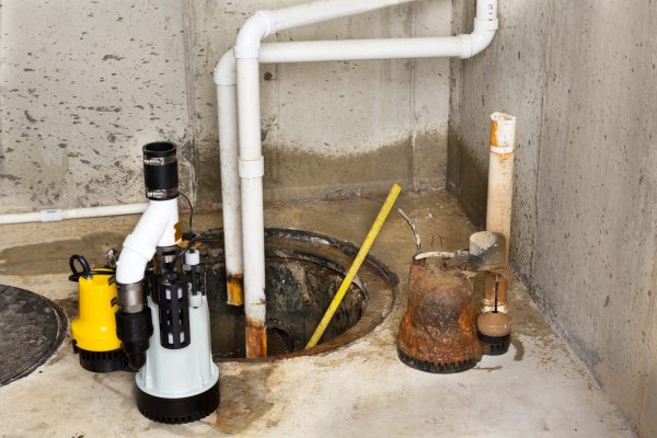 replacing old sump pump