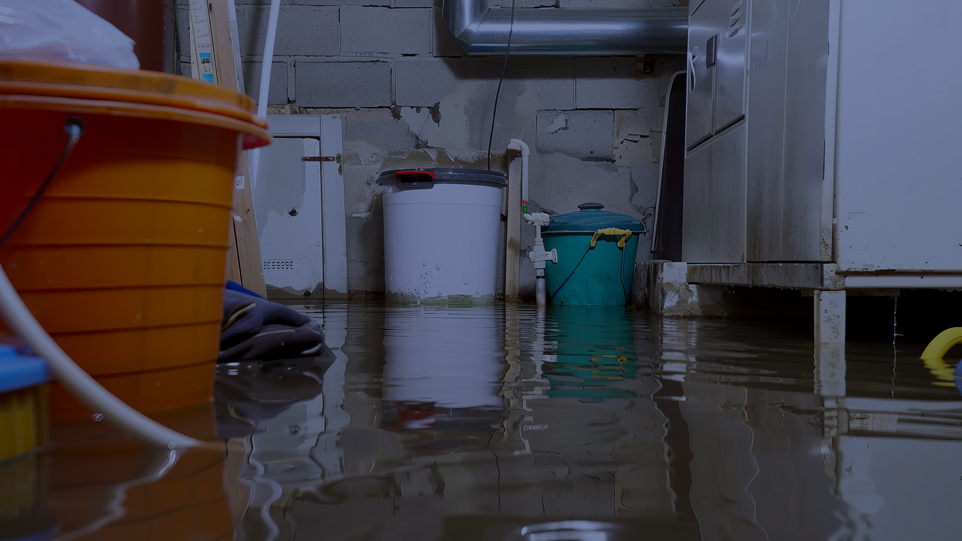 flooded basement