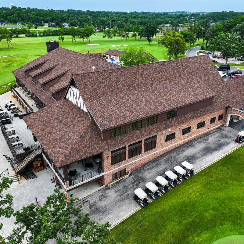 Aerial corner view of Rochester Golf & Country Club